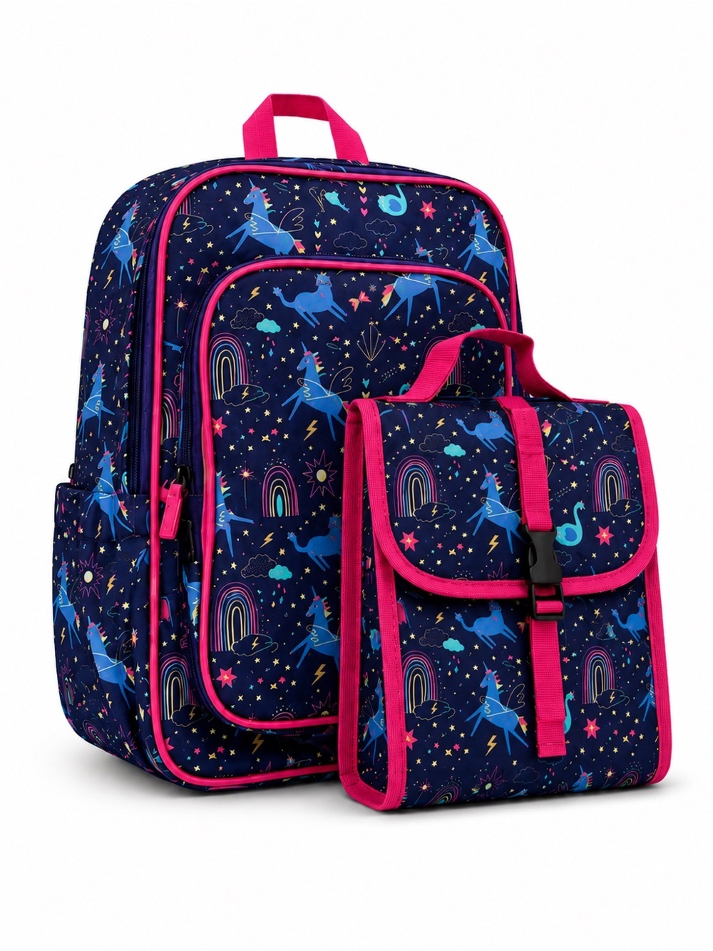 Lone Cone Unicorn Dreams 15” Backpack & Lunch Bag
